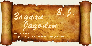 Bogdan Jagodin vizit kartica